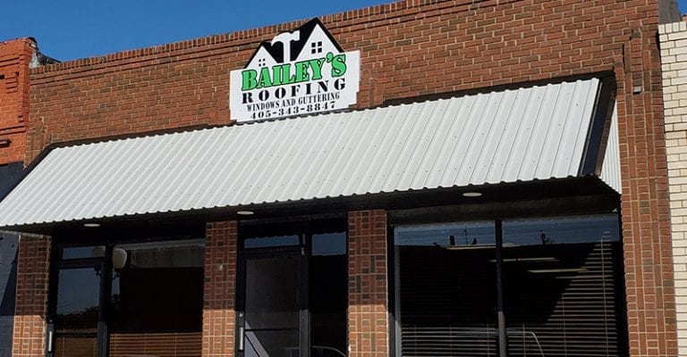 Bailey's Roofing Office